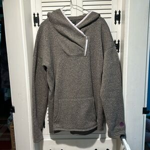 EUC! Stio Sweetwater Fleece Hoody. This is the Pebble Heather color.